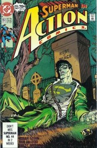 Action Comics #653 (1990) Very Fine Near Mint