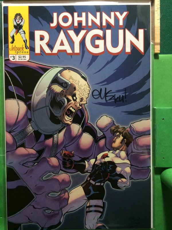 Johnny Raygun #3 signed by Ed McGuinness (eMC2k4)