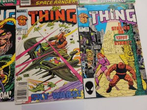 6 Marvel Comic Books The Thing #10 11 12 13 14 15 26 SM3