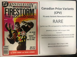 Firestorm (1986) # 50 (NM) Canadian Price Variant (CPV) !