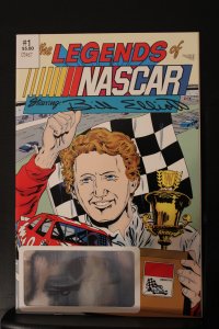 The Legends of NASCAR 1 1991 Super-High-Grade NM Bill Elliot rare hologram cover