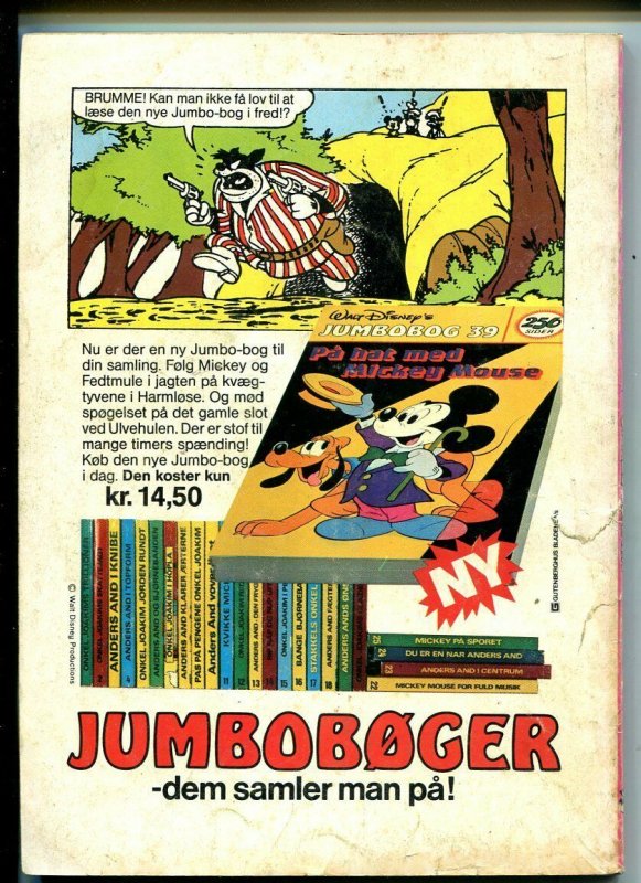 Onkel Joakim #7 1981-Disney-Danish-Uncle Scrooge-Carl Barks-Mickey Mouse-G/VG