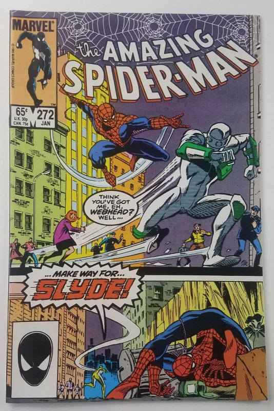 Amazing Spider-Man 272 | 1st Appearance of Slyde | NM | 1986 | Marvel