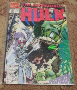 incredible hulk comic # 388  1st speedfreek JIM WILSON AIDS  marvel 