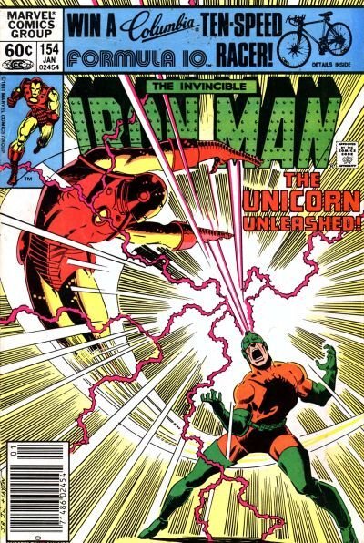 Iron Man (1st Series) #154 (Newsstand) FN ; Marvel | the Unicorn