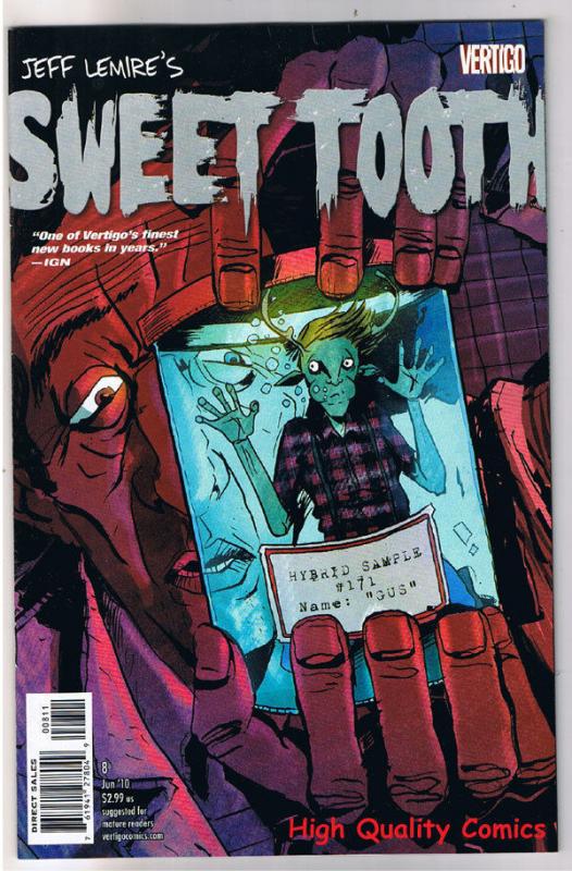 SWEET TOOTH #8, Jeff Lemire, Horror, Vertigo, 2009, NM, more in our store