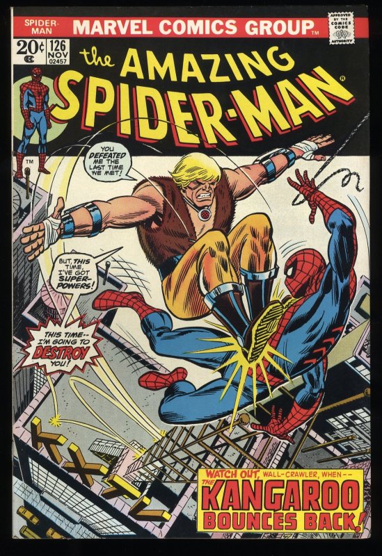 Amazing Spider-Man #126 Kangaroo Appearance!