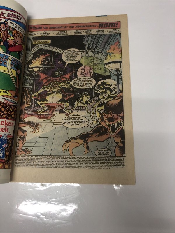 Rom  Annual (1982) # 2 (VF) Canadian Price Variant • Bill Mantlo • Marvel