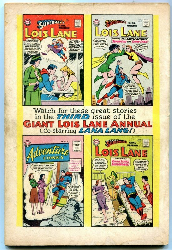 80 Page Giant #1 1964- SUPERMAN ANNUAL-DC comics G 