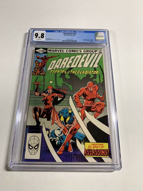 Daredevil 174 Cgc 9.8 White Pages Marvel 1st First Appearance Of The Hand 022