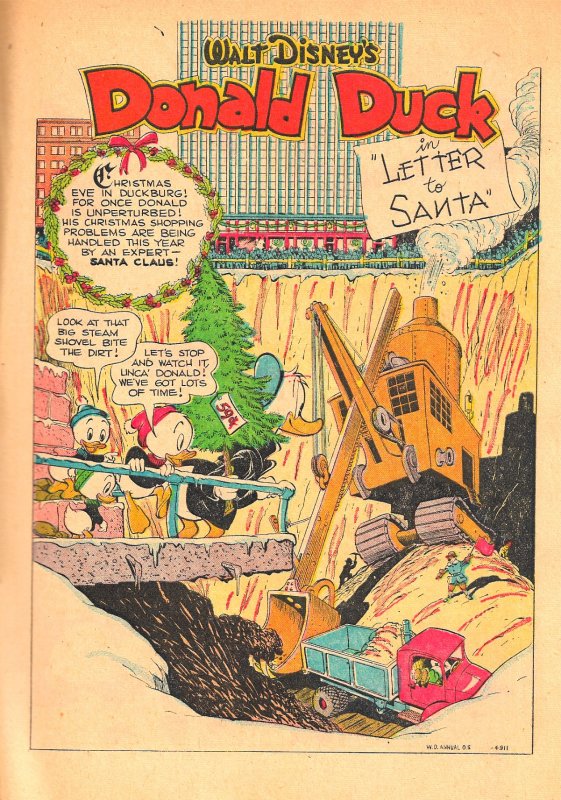 WALT DISNEY'S CHRISTMAS PARADE #1(Dell Giant #1) (1949) 7.0 FN/VF • 132 Pages!