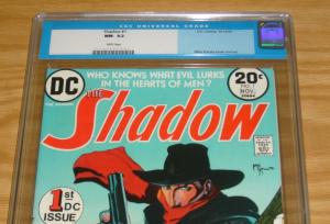 the Shadow #1 CGC 9.2 bronze age dc comics - mike kaluta - november 1973 pulp