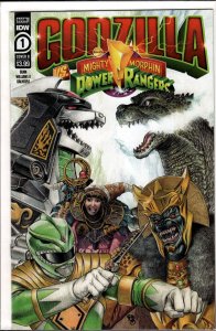 Godzilla VS Mighty Morphin Power Rangers #1 Cover B