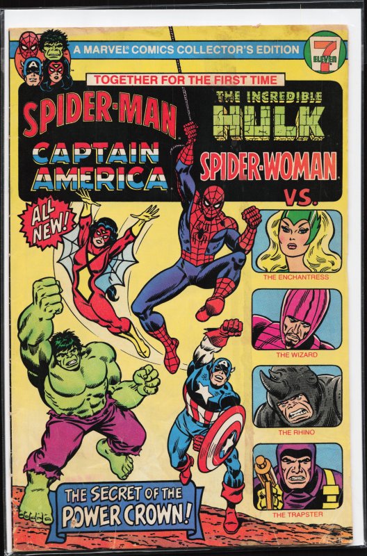 Spider-Man, Captain America, The Incredible Hulk and Spider-Woman (1981) Capt...