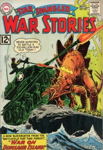 Star Spangled War Stories #105 (1962) Dinosaur Cover FN+ 6.5 Comic Book