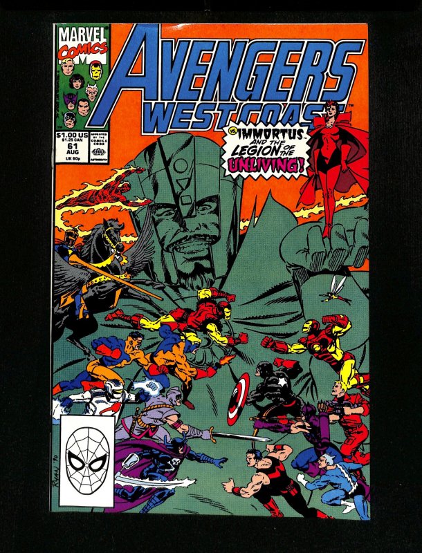 West Coast Avengers #61 1st Appearance Wanda as Nexus!