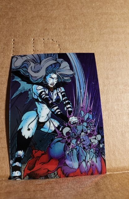 1996 Lady Death Chrome Set  III #18 Demonic Angel