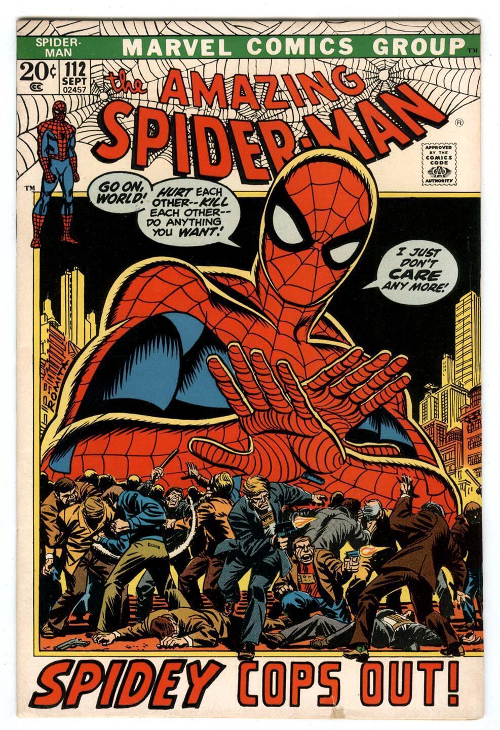 Amazing Spider-Man #112 Sept 1972 Spidey Quits - Doc Ock Appearance ...