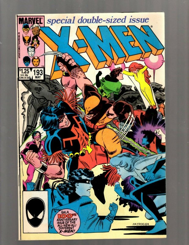 10 Uncanny X-Men Marvel Comics #183 184 185 186 188 189 190 193 194 242 J418