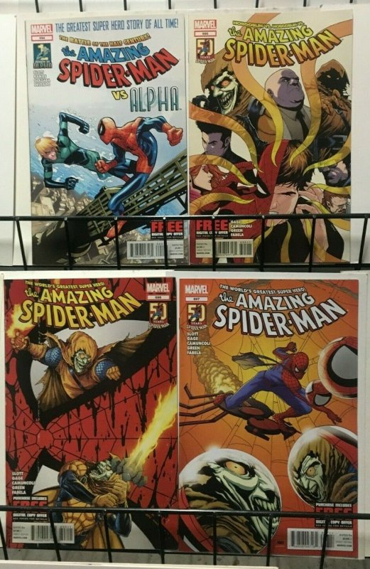 AMAZING SPIDER-MAN - MARVEL - #684-700.1B - 2012-14 FINE+ 17 ISSUES - LOT #2 