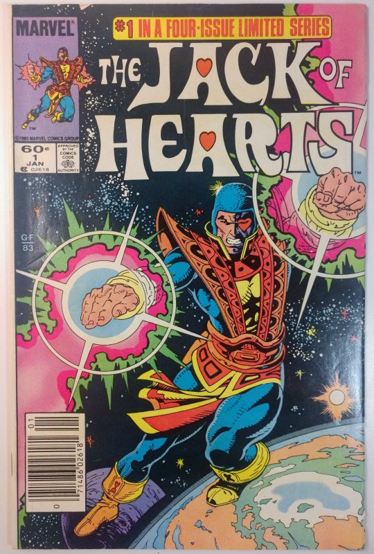 Jack of Hearts #1 (7.0, 1984) NEWSSTAND