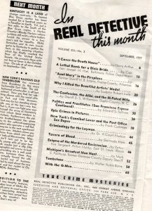 Real Detective September 1937- Cannibal Lover - Tavern of Blood 