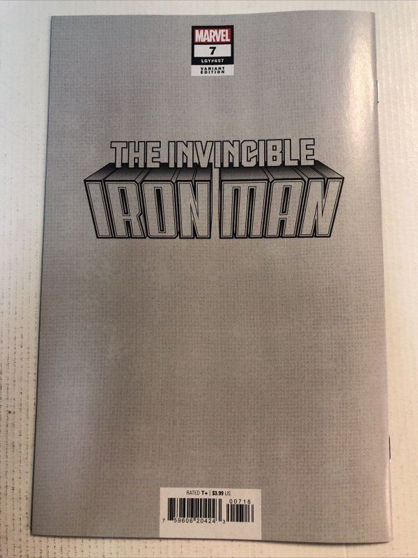 Iron Man(2023)Fight The Future #7 VF-/VF+ Virgin Edition | Marvel Comics | Juan