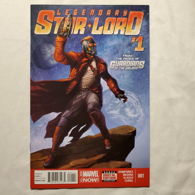 Legendary Star Lord 1 Near Mint- Cover by Steve McNiven