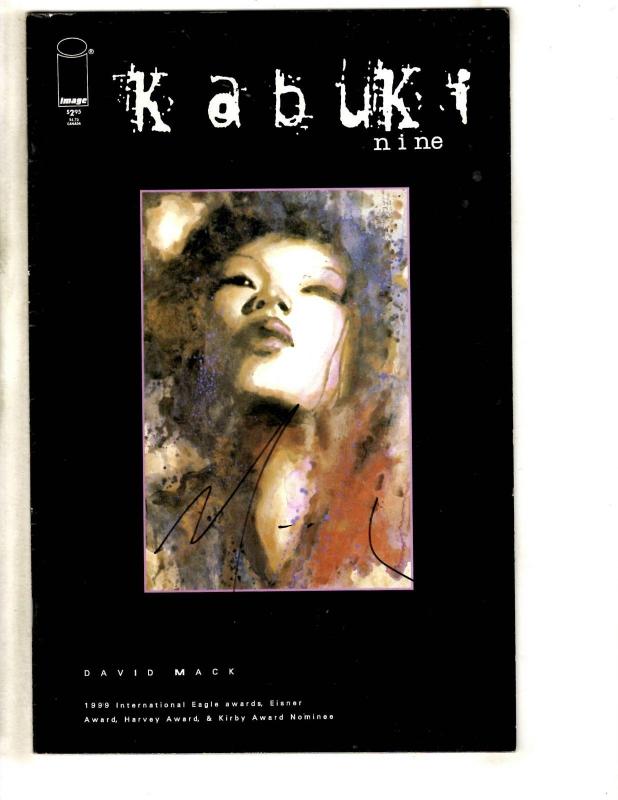 Kabuki # 9 VF Signed On Cover By David Mack Comic Book Image J306