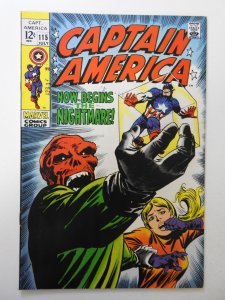 Captain America #115 (1969) FN+ Condition! stamp on fc