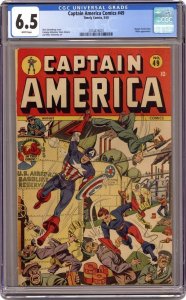 Captain America Comics #49 (1945)  CGC FN+ 6.5