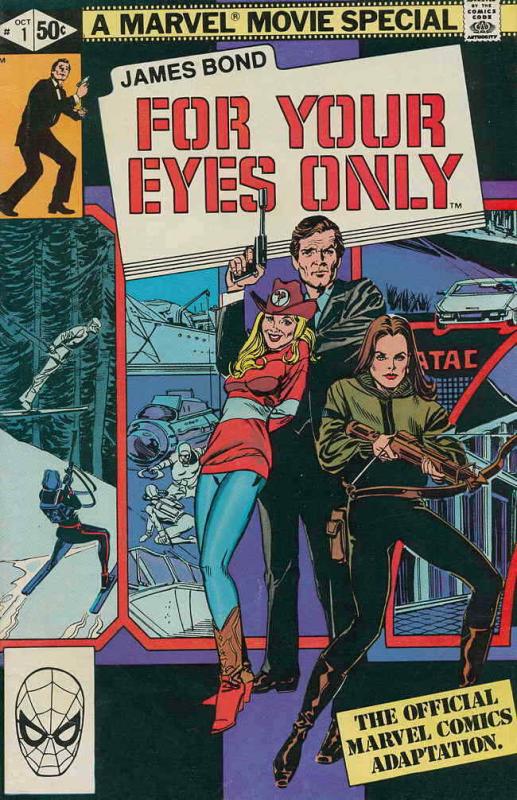 James Bond for Your Eyes Only #1 FN; Marvel | save on shipping - details inside