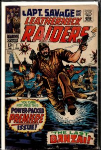 Captain Savage #1 (1968) Captain Savage and His Leatherneck / Battlefield Rai...