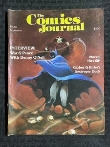 1981 COMICS JOURNAL Magazine #66 VG+ 4.5 Denny O'Neil Interview / Batman Cover