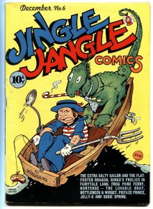 JINGLE JANGLE COMICS #6 1942-Golden-Age GEORGE CARLSON