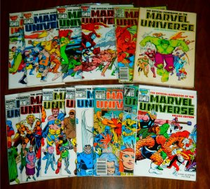 Official Handbook of the Marvel Universe   vol. 2   #6,8,10,11,13,19,20 +Update