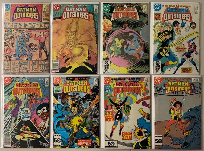 Batman and Outsiders lot #1-32 + more DC 1st Series 35 diff 6.0 FN (1983-'86)