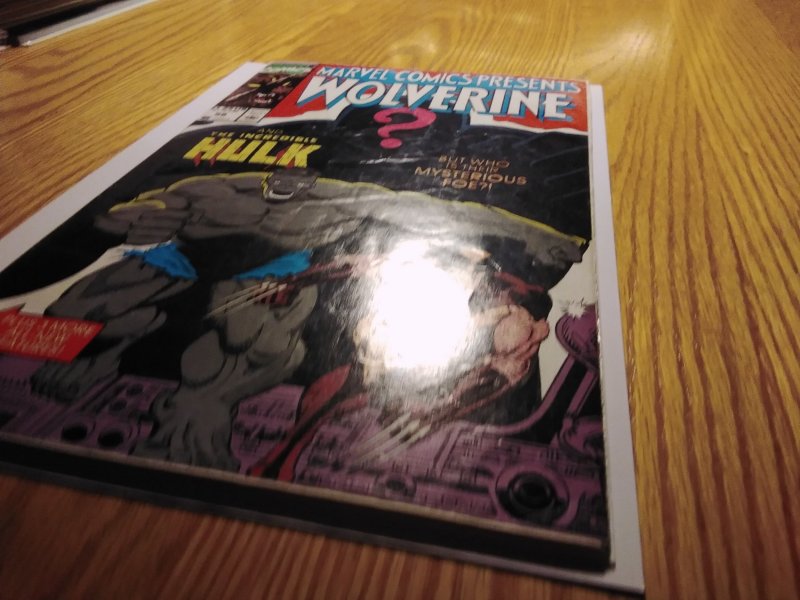 Marvel Comics Presents Wolverine Hulk #58 Newsstand (1990)