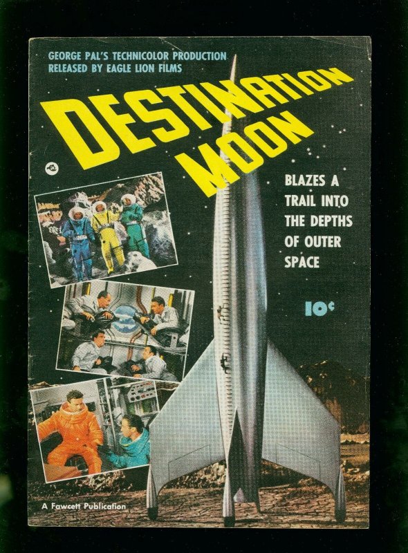 DESTINATION MOON COMIC-1950-GEORGE PAL FAWCETT MOVIE COMICS- FN/VF