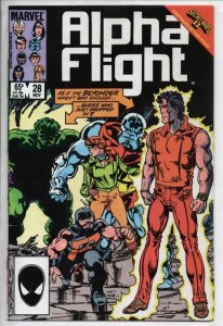 ALPHA FLIGHT #28, VF/NM, Hulk Beyonder, John Byrne, 1983 1985, more in store