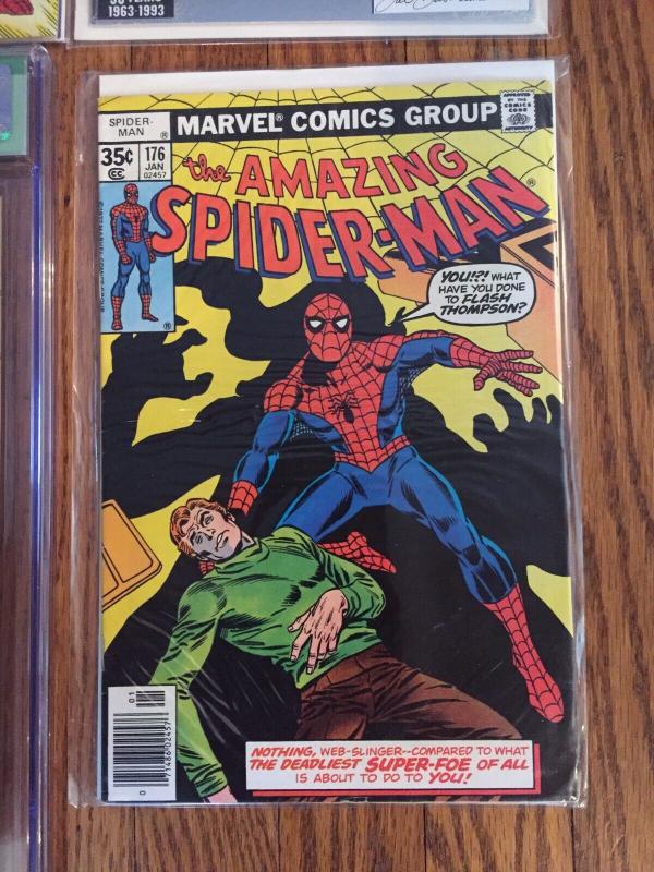 Fun Spiderman Comic Lot! Appearances By Cyclone, Molten Man, Scorpion.