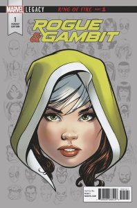 Rogue & Gambit #1 (Mckone Legacy Headshot Var Leg) Marvel Comics Comic Book