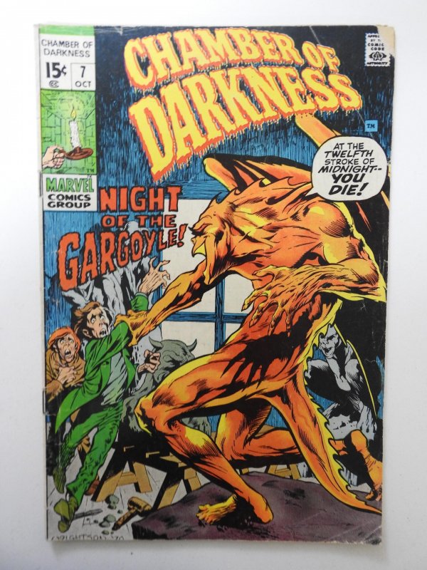 Chamber of Darkness #7 (1970) VG- Condition! Centerfold detached top staple