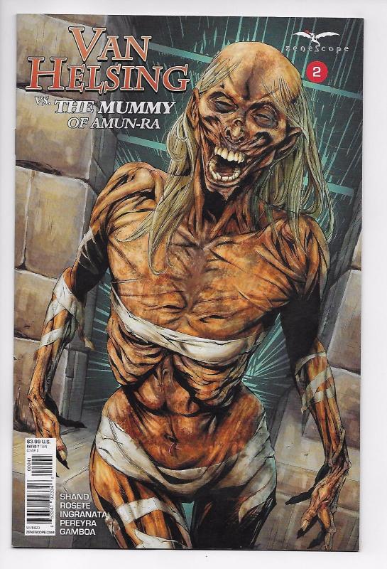 Van Helsing vs The Mummy #2 - Cover D (Zenescope, 2017) - New/Unread (NM)