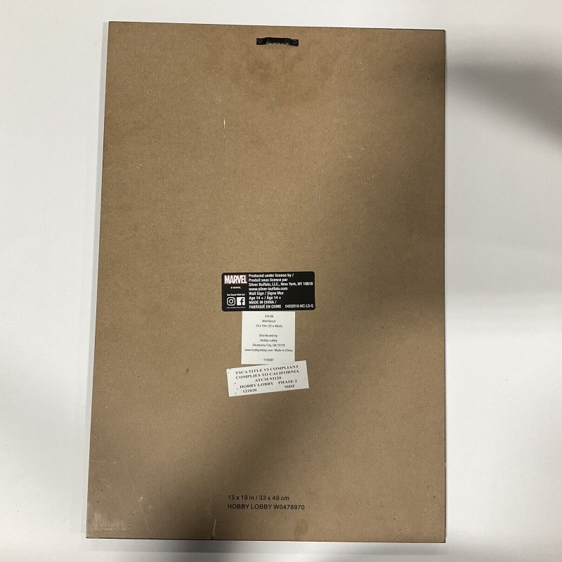 VENOM LETHAL PROTECTOR 6 COVER WOOD WALL ART 13X19 PLAQUE MARVEL