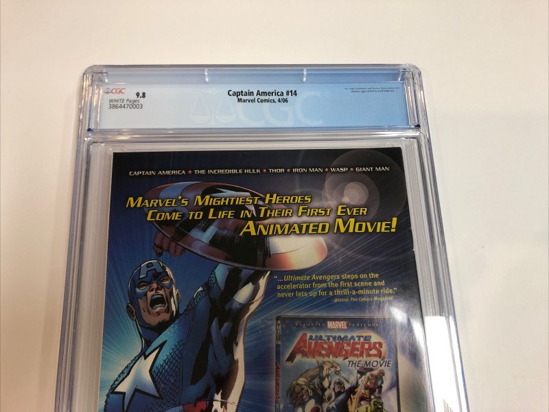 Captain America (2006) # 14 (CGC 9.8 WP) Bucky Regains Memory
