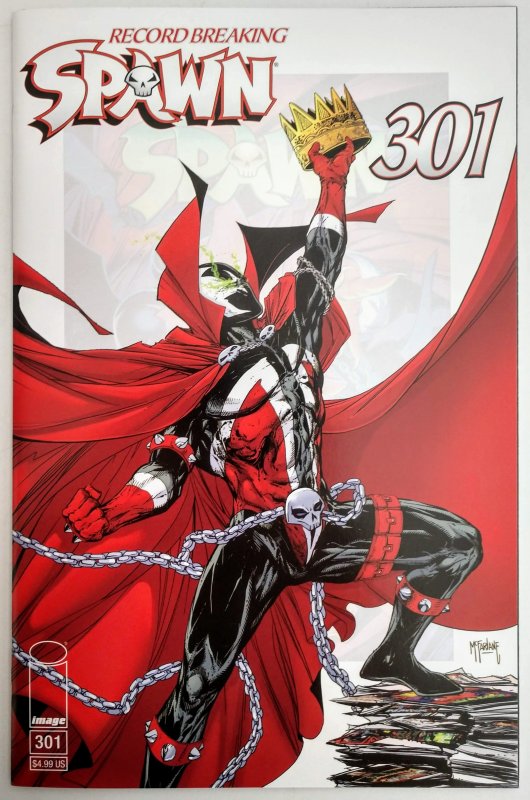 Spawn #301 and #301 Sketch Variant (NM+, 2019) Todd McFarlane Cover