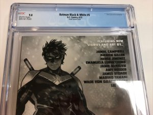 Batman: Black & White (2021) # 5 (CGC 9.8 WP) | Frank Variant Cover | Census=2 !