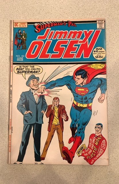 Superman's Pal, Jimmy Olsen #150 (1972) Bob Oksner Cover Art