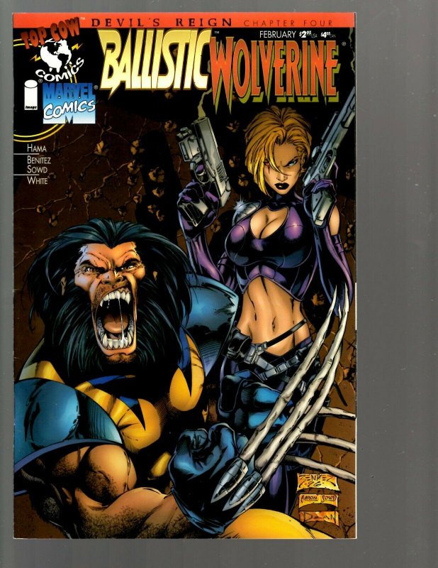 11 Comics Ballistic Action #1 2 3 4 4 Badrock 2A Badrock Wolverine 1 + more EK22 